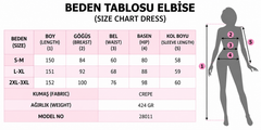 Kadın Tül Detaylı Kolları Uzun Balıkçı Yakalı Önden Asimetrik Fırfır Detaylı Uzun Janjan Krep Elbise