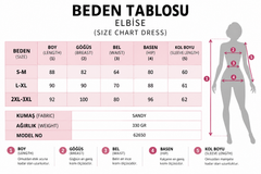 Kadın Balıkçı Yakalı Kolları Uzun Tül Detaylı Kısa Sandy Elbise